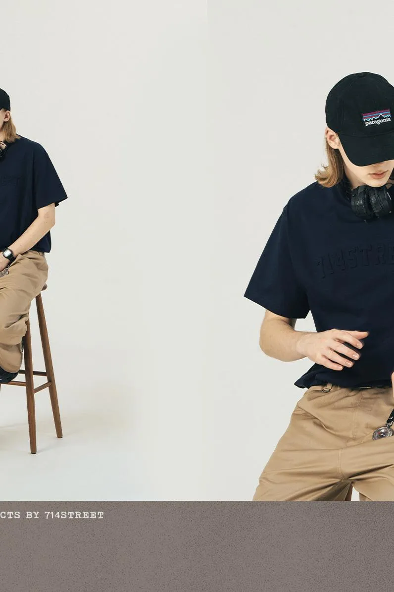 714STREET 3DロゴプリントT 714ST023