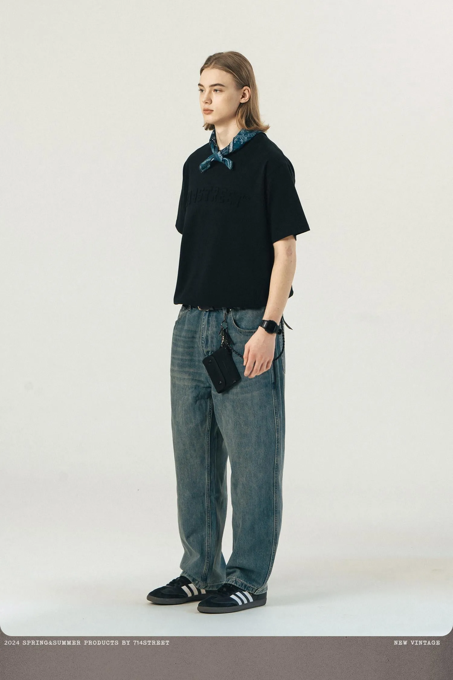 714STREET 3DロゴプリントT 714ST023