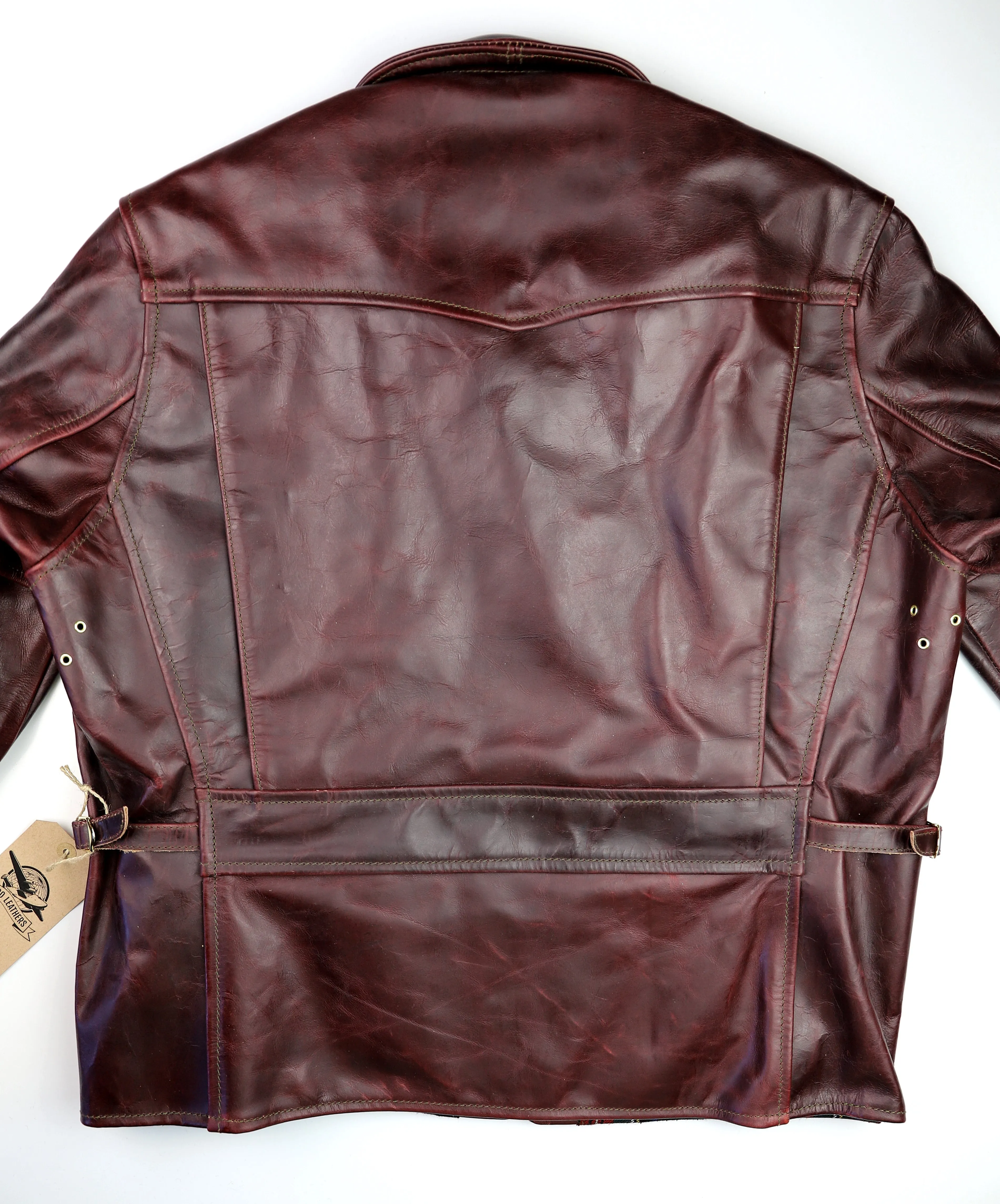 Aero Half Belt Deluxe, size 40 (fits like size 44), Cordovan CXL Steerhide