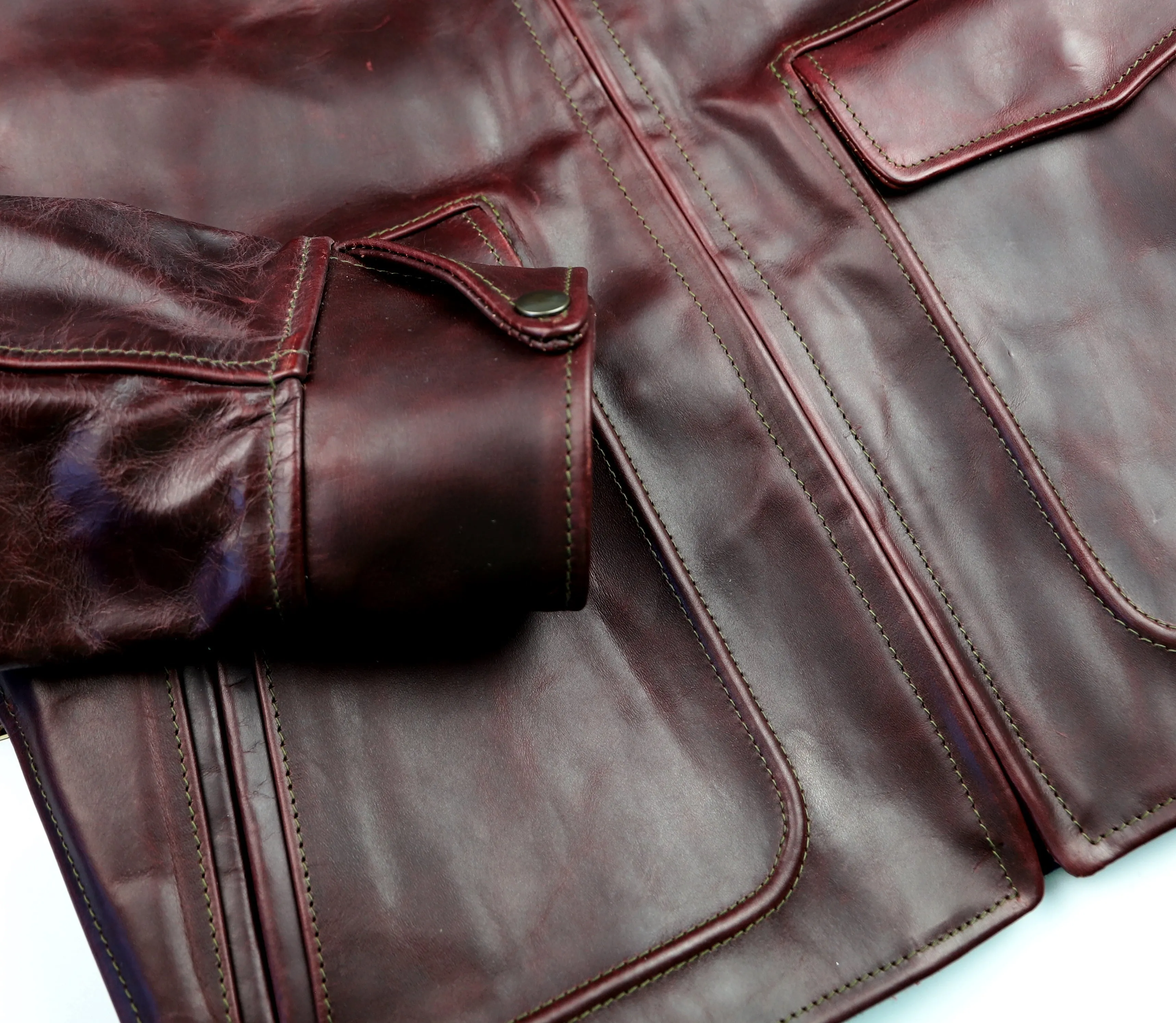 Aero Half Belt Deluxe, size 40 (fits like size 44), Cordovan CXL Steerhide
