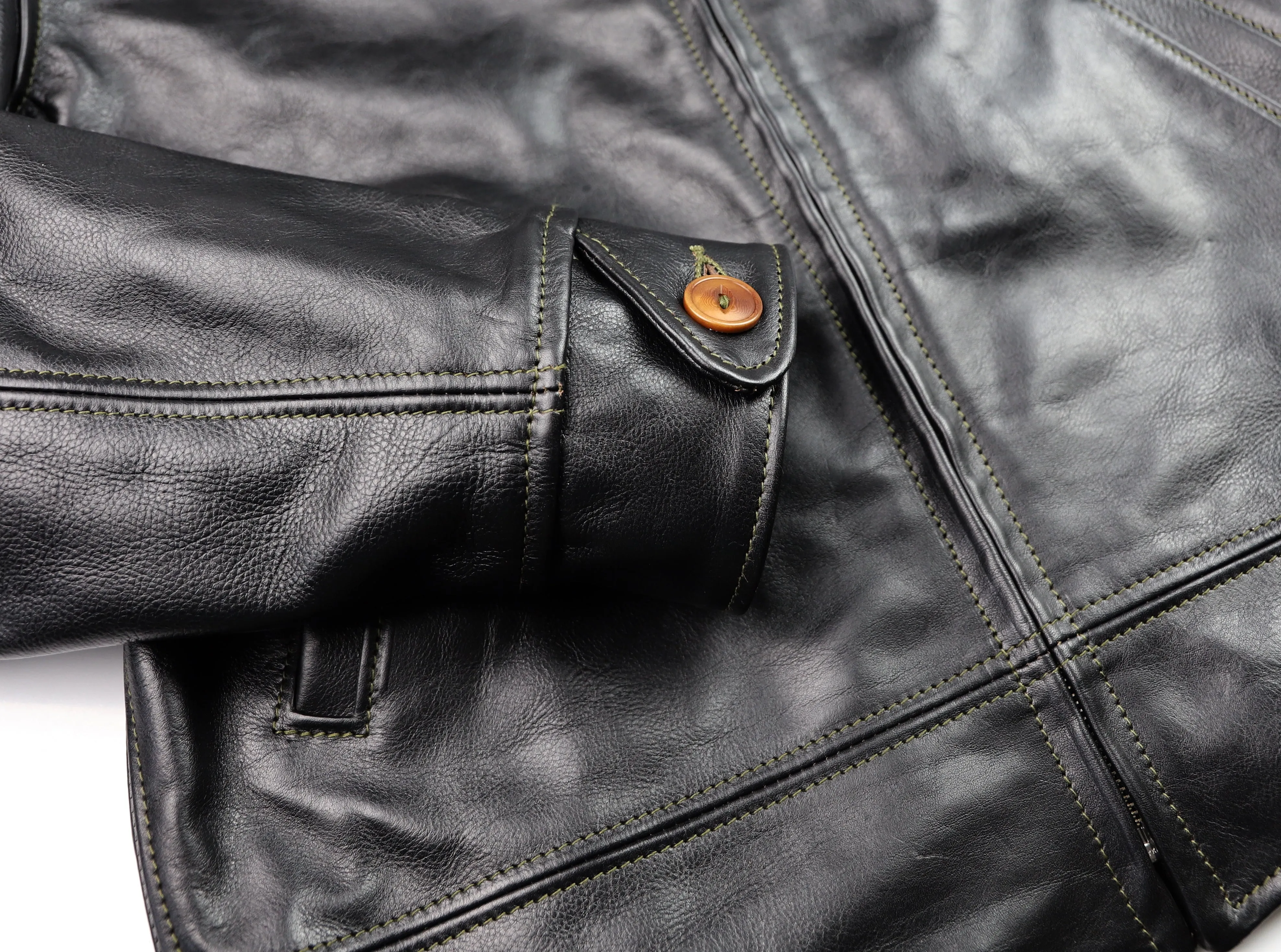 Aero Original Hercules, size 42, Blackened Brown Vicenza Horsehide