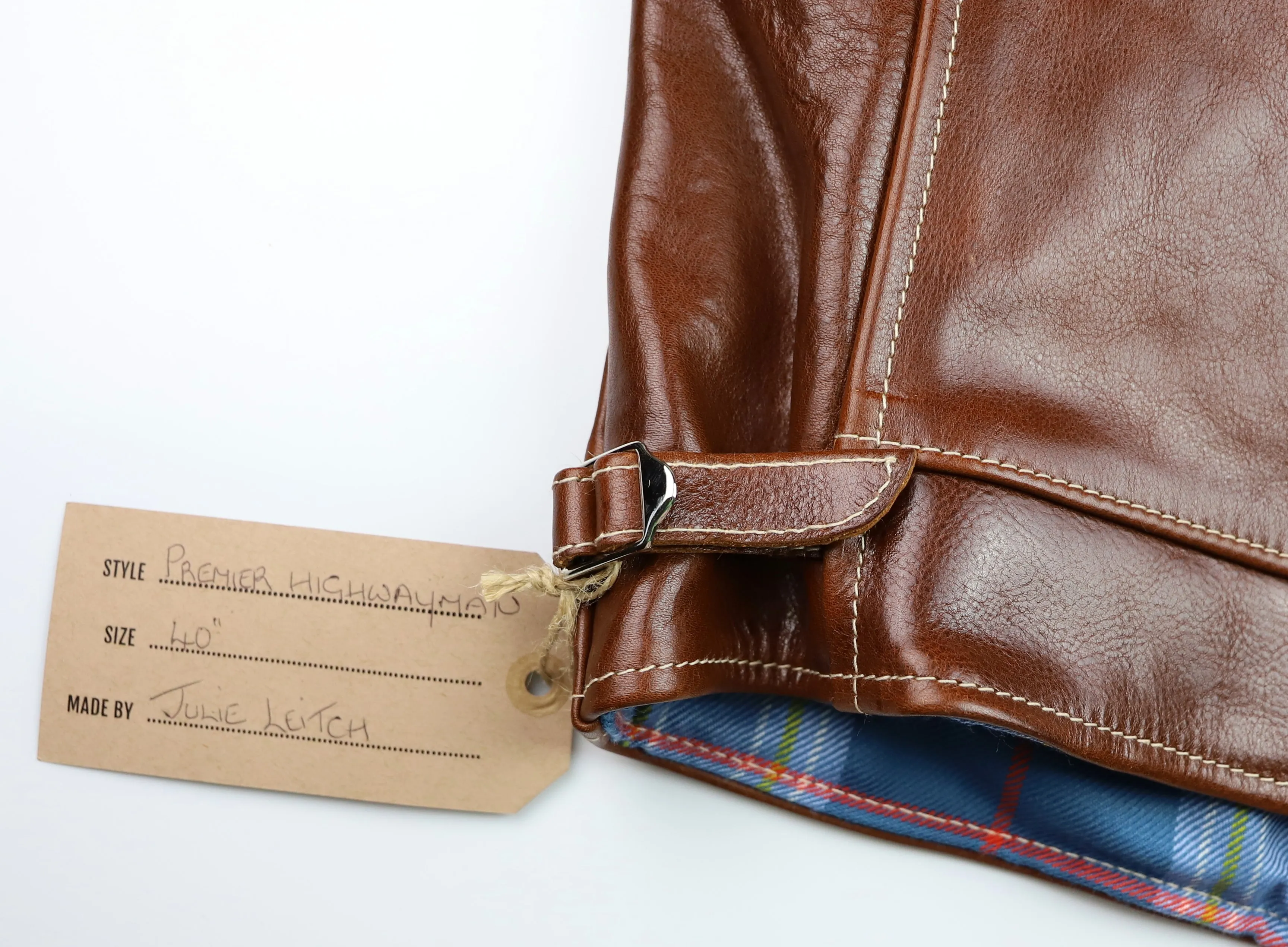 Aero Premier Highwayman, size 40, Russet Badalassi Cowhide