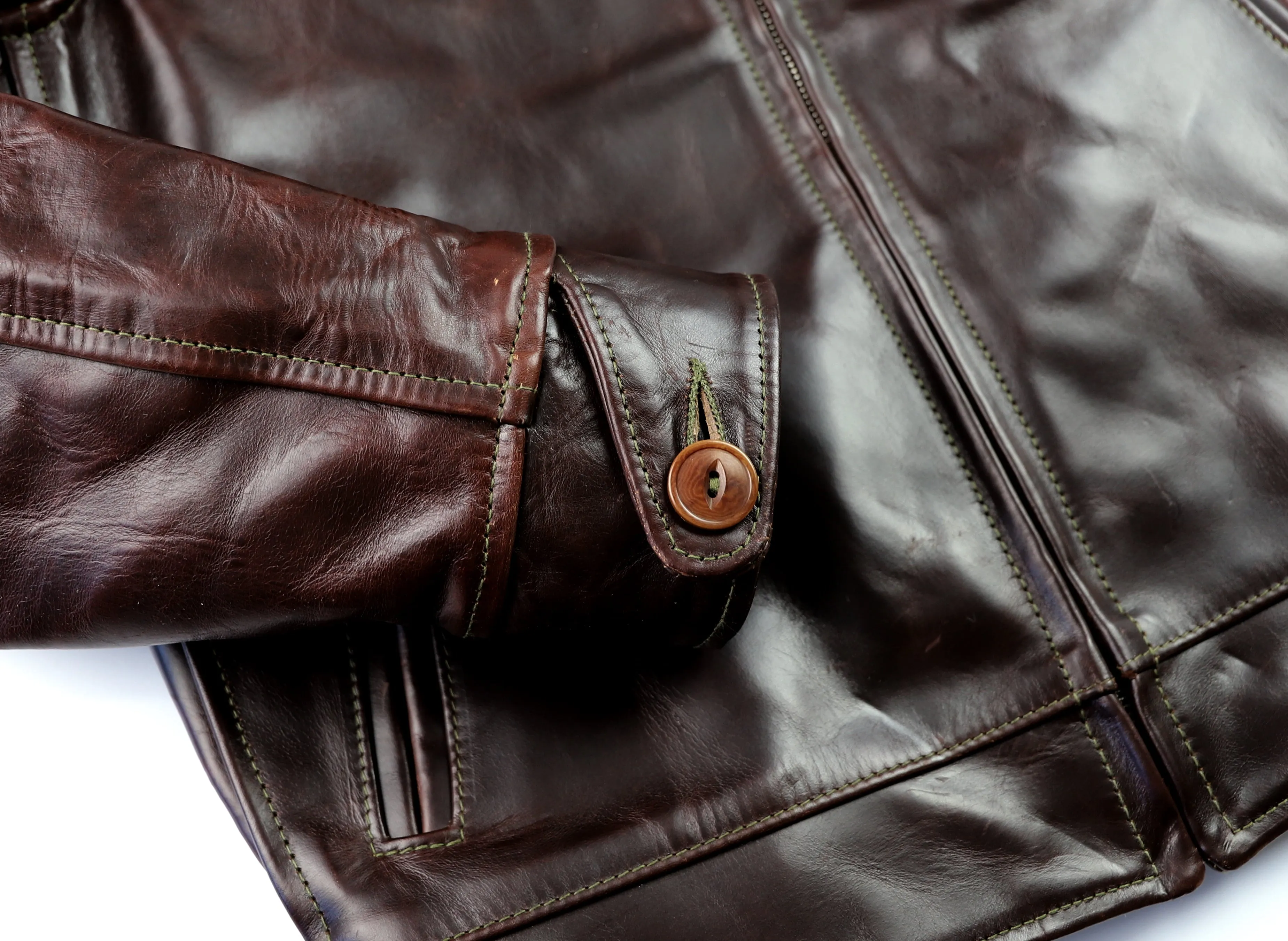 Aero Premier Highwayman, sz 40, Brown CXL Horsehide