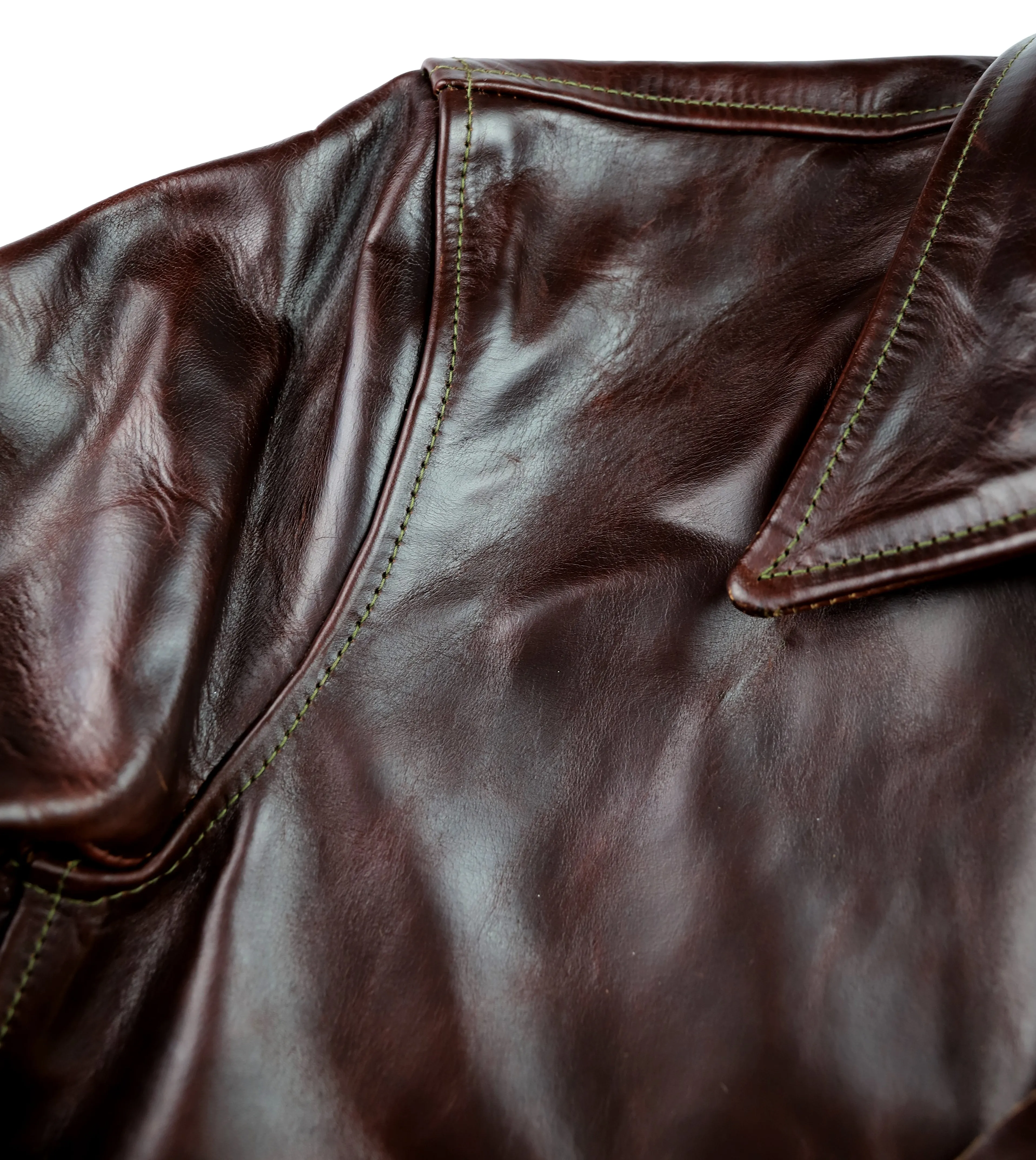 Aero Premier Highwayman, sz 40, Brown CXL Horsehide