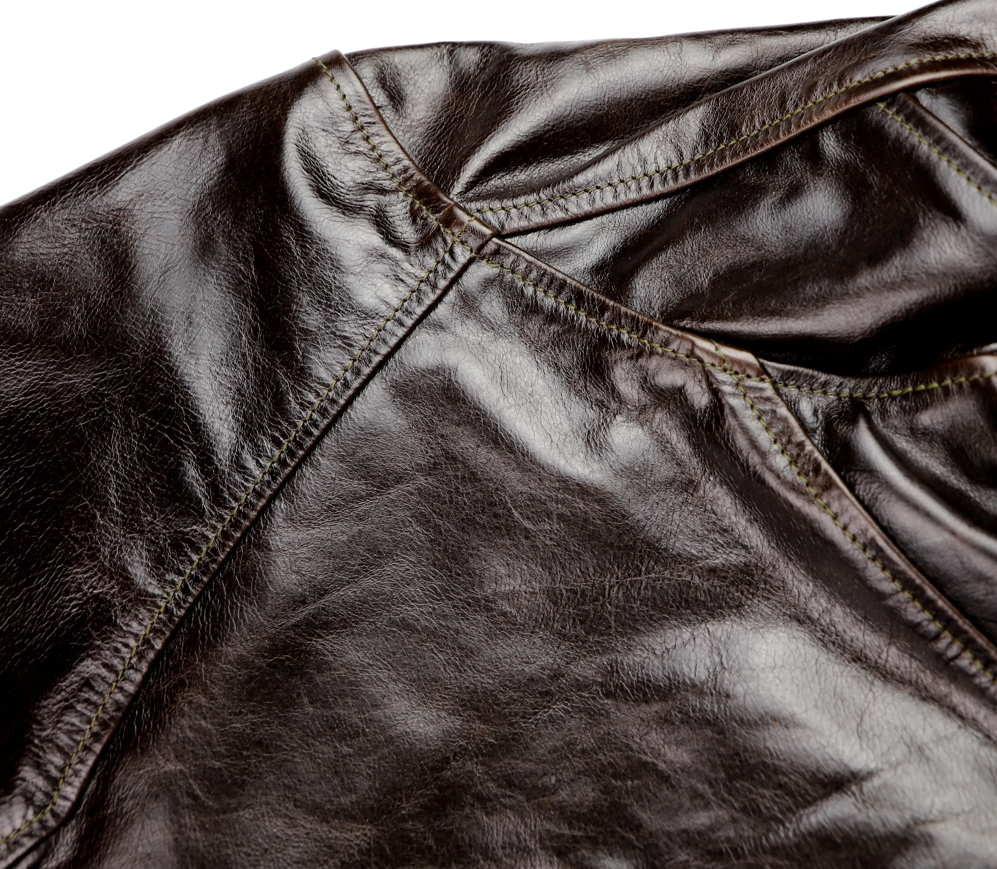 Aero Premier Highwayman, sz 40, Dark Hickory Vancouver Cowhide