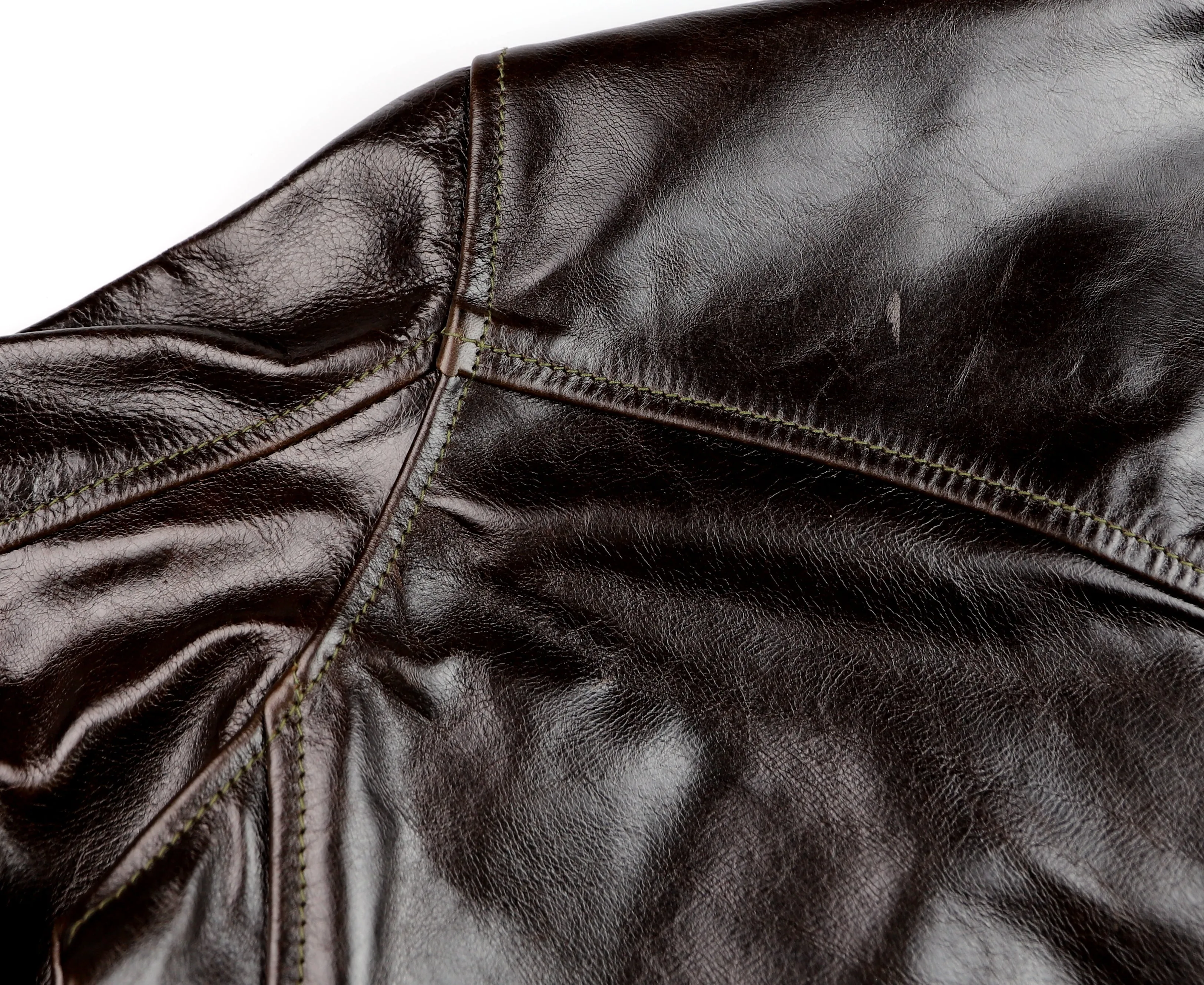 Aero Premier Highwayman, sz 40, Dark Hickory Vancouver Cowhide