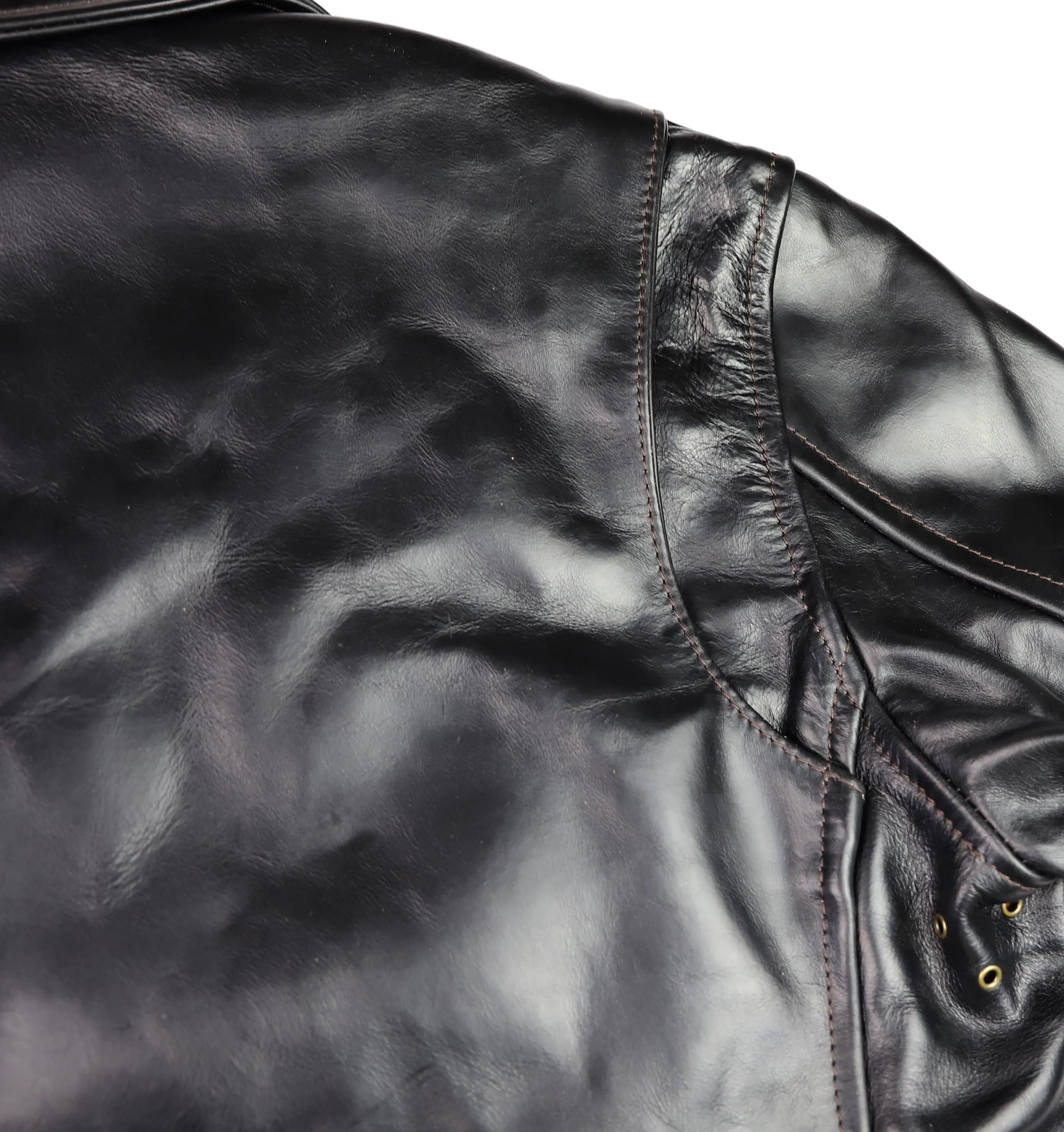Aero Three-Pocket Ridley, size 40, Black CXL Steerhide