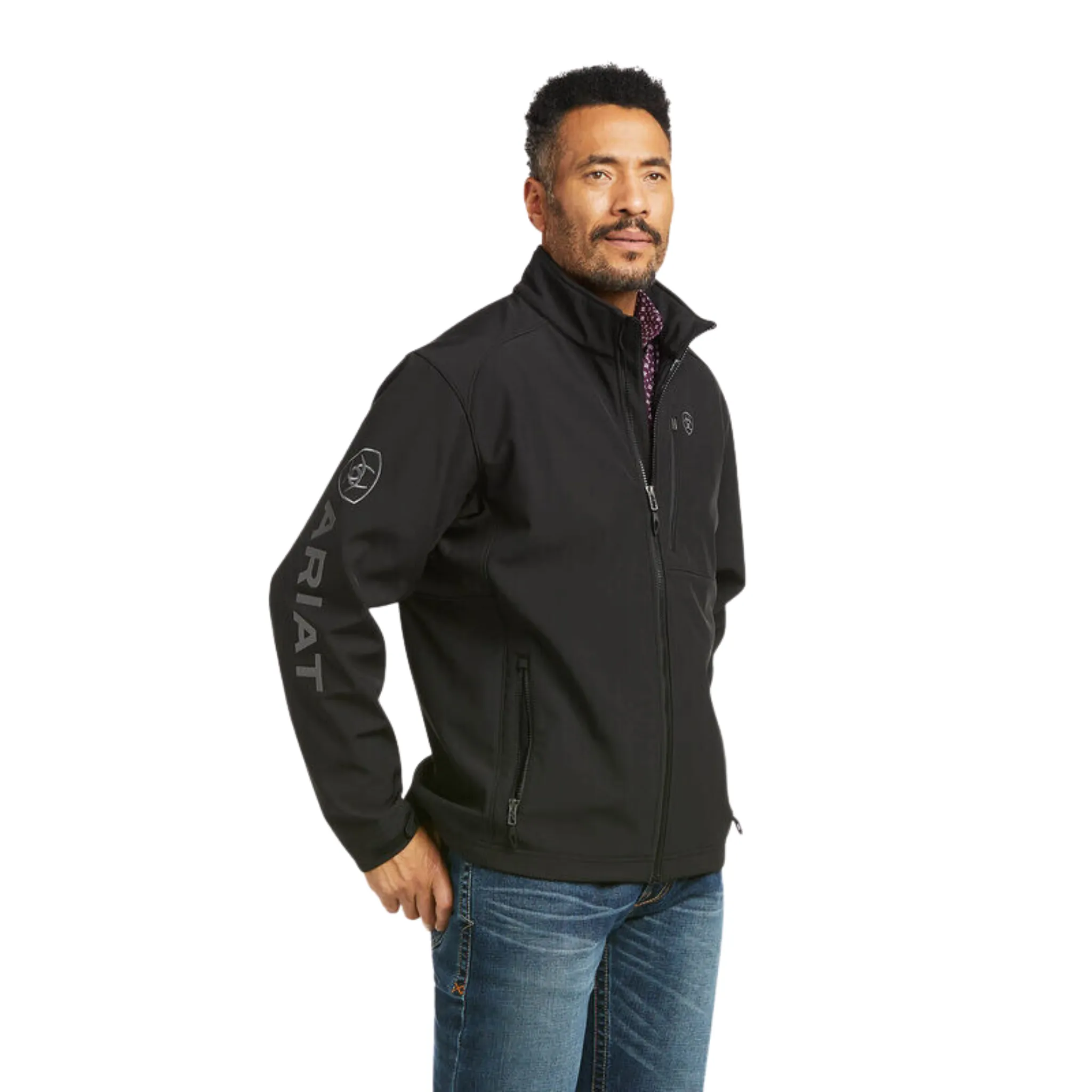 ARIAT MEN'S LOGO 2.0 PATRIOT SOFTSHELL WATER RESISTANT JACKET  - 10037439