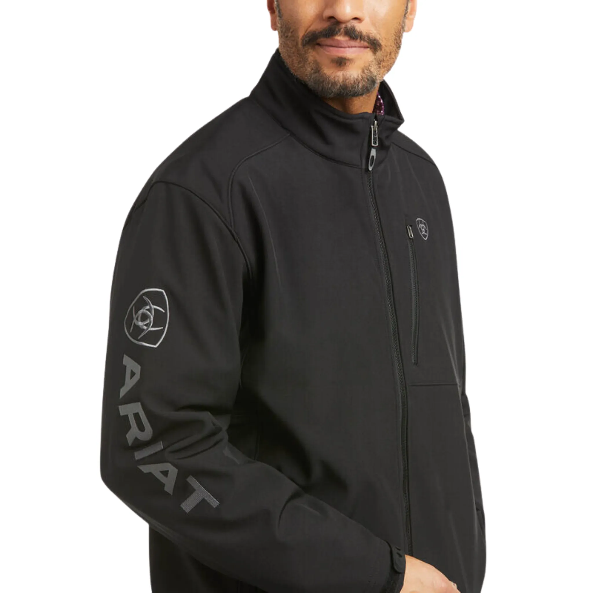 ARIAT MEN'S LOGO 2.0 PATRIOT SOFTSHELL WATER RESISTANT JACKET  - 10037439