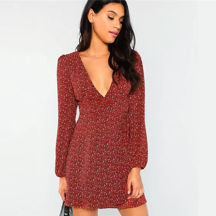 Bohemian Wrap Dress