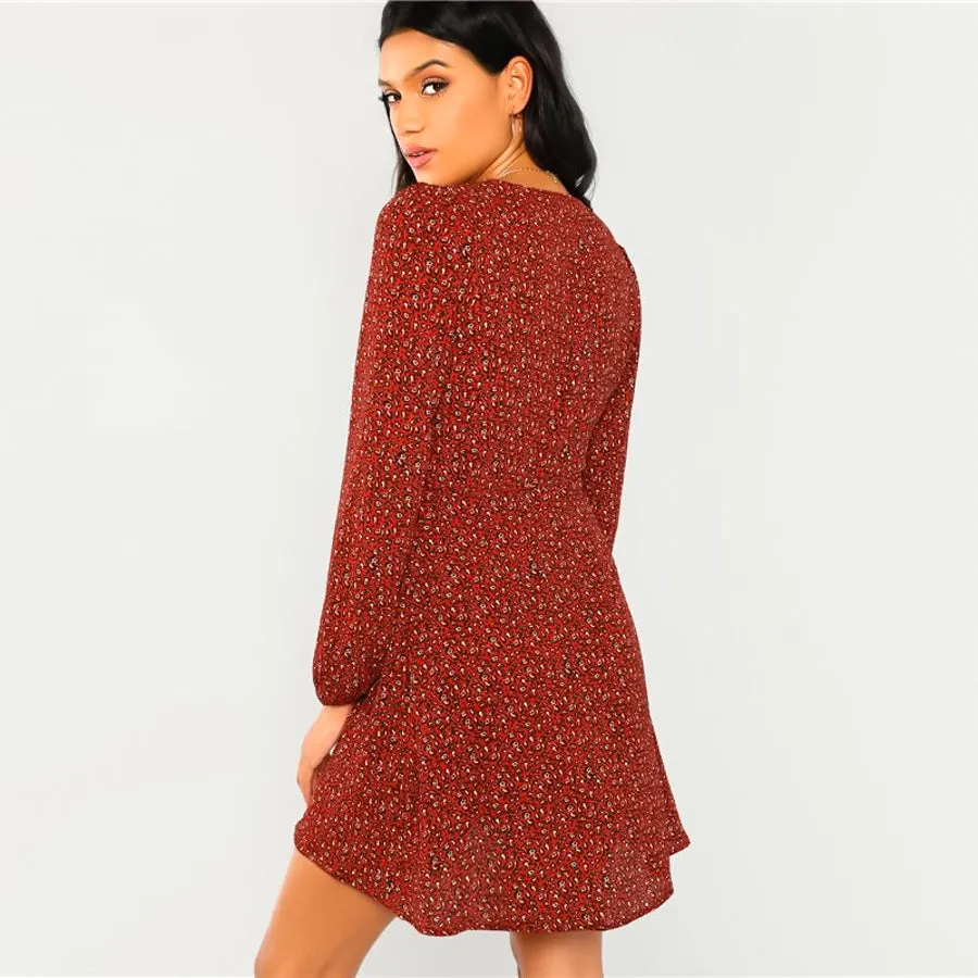 Bohemian Wrap Dress