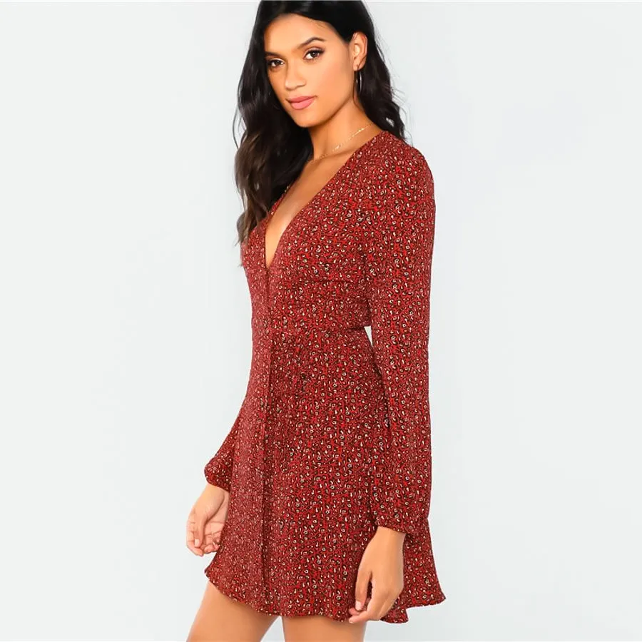Bohemian Wrap Dress