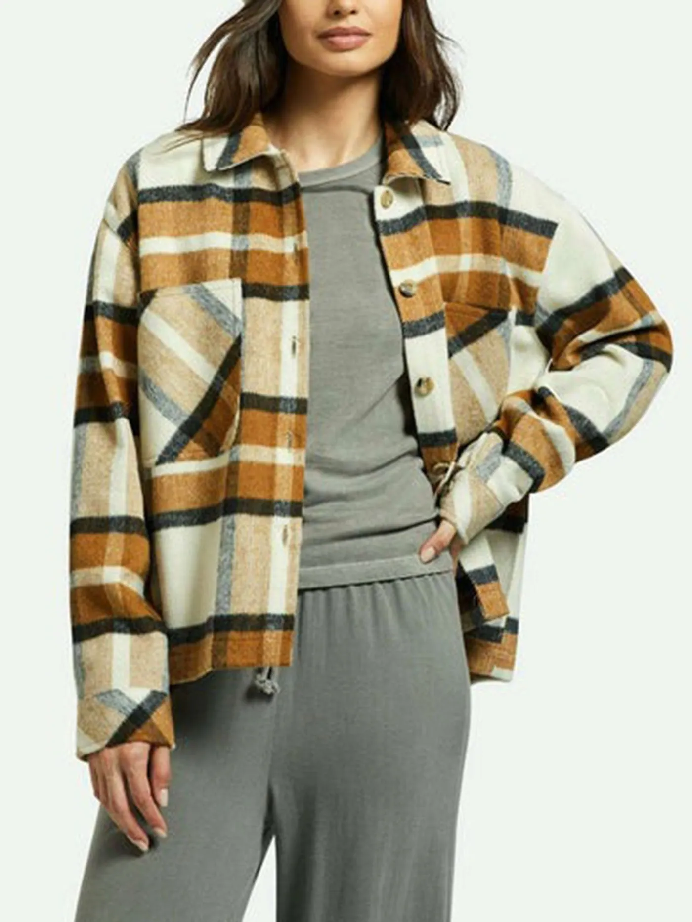Bowery Brushed Long Sleeve Buttondown Shirt