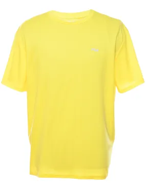 Fila Plain Yellow T-shirt - XL