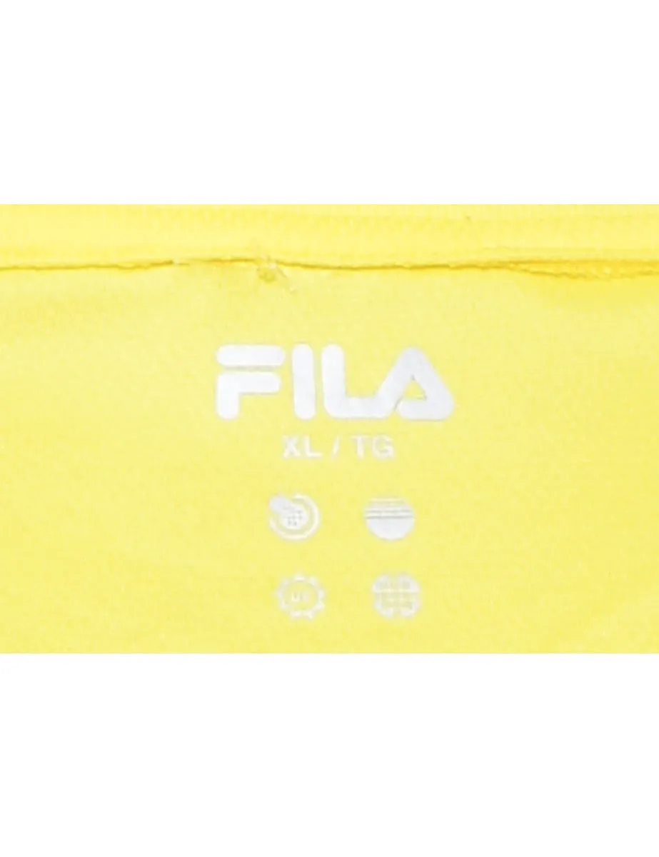 Fila Plain Yellow T-shirt - XL