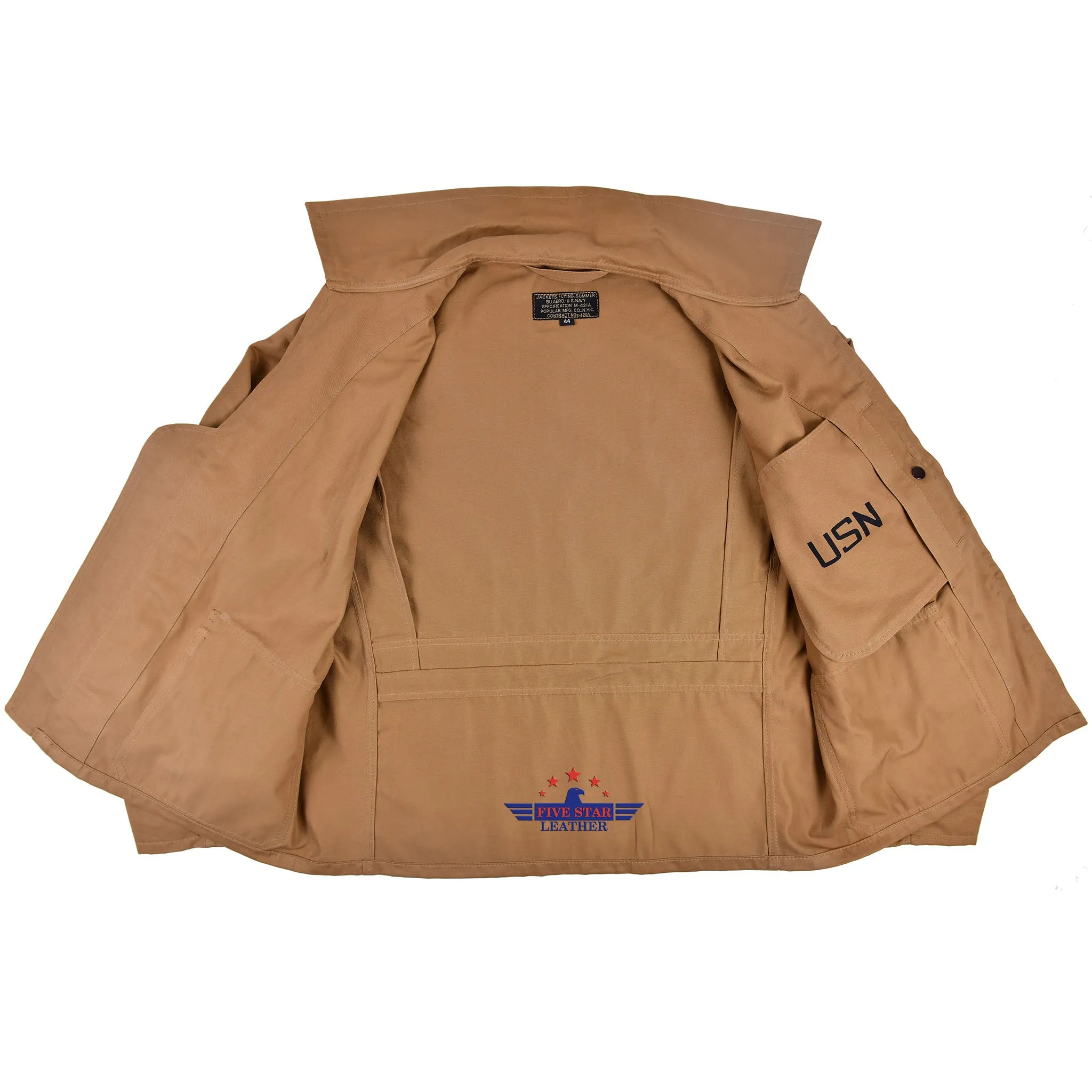 FiveStar Leather Repro U.S.NAVY M421A Summer Flight Jacket