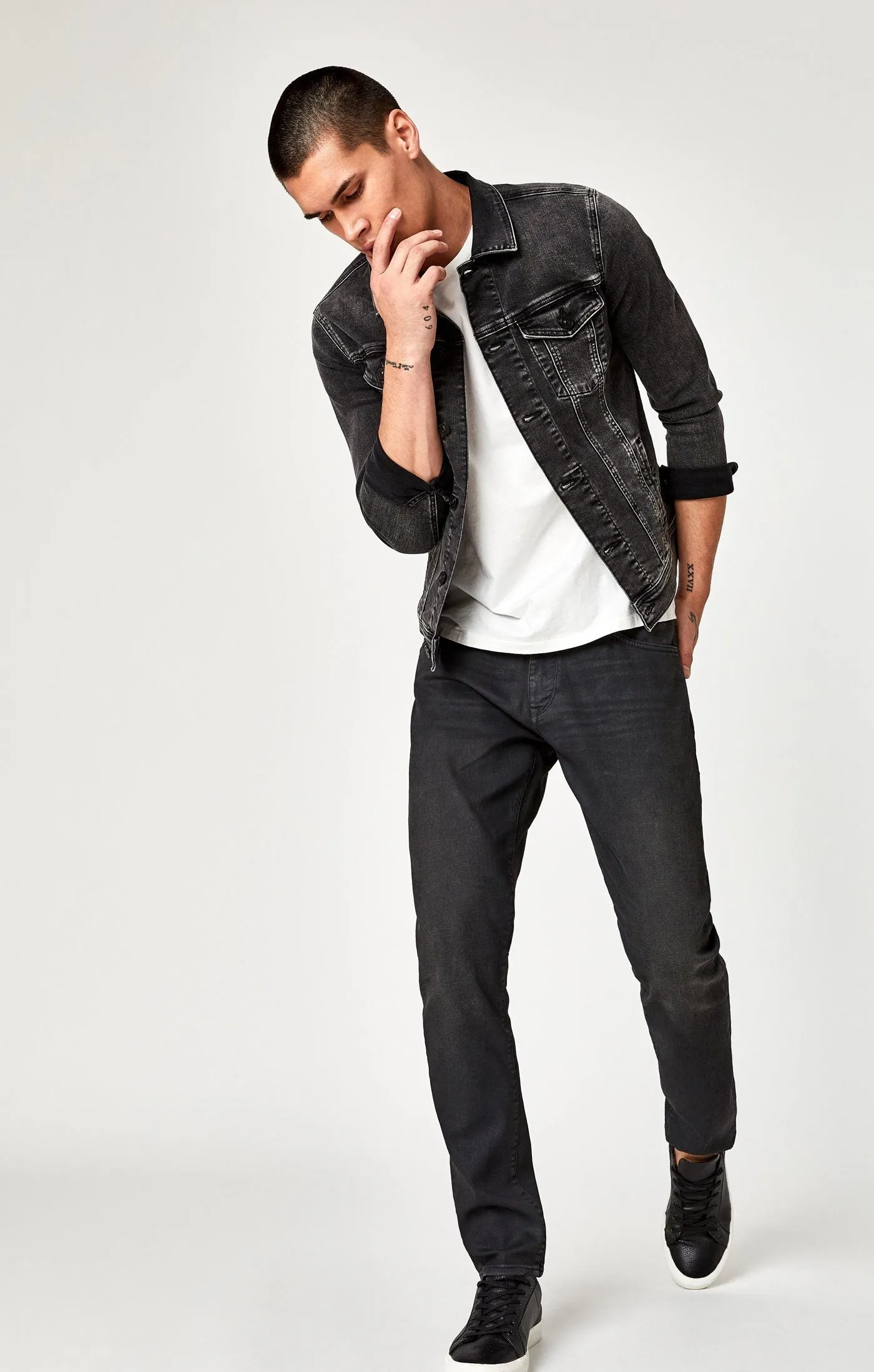 FRANK JACKET IN DARK GREY BROOKLYN