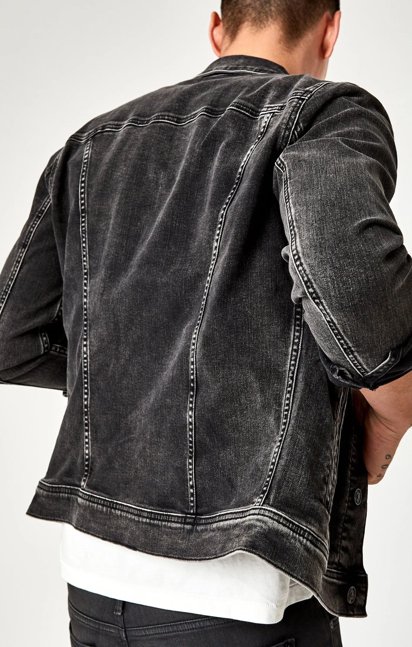 FRANK JACKET IN DARK GREY BROOKLYN