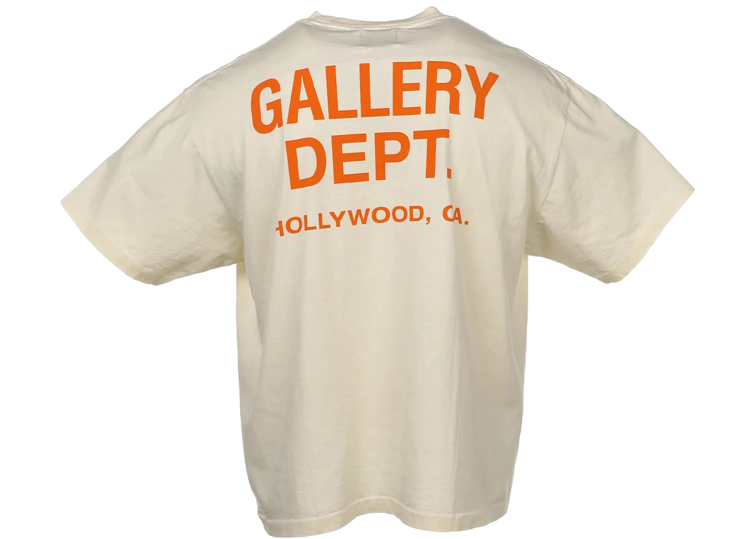Gallery Dept. Souvenir T-shirt Cream/Orange
