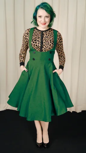 Green Overall Jumper Skirt