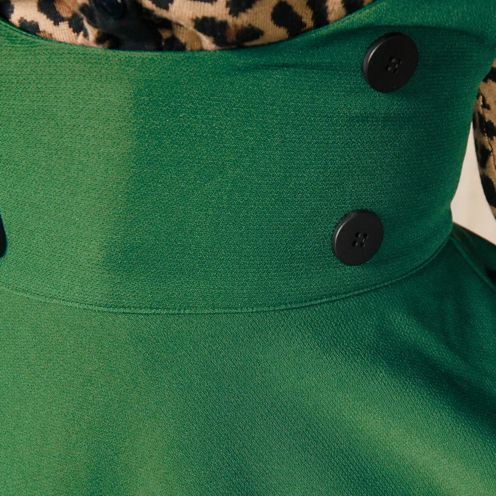 Green Overall Jumper Skirt