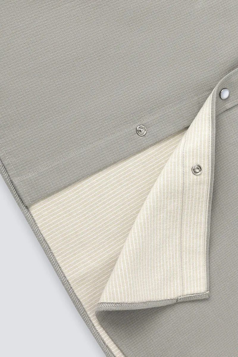 HeatGuard Casual Shirt Jacket | Khaki Semi Plain 6100NZ