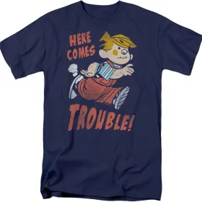 Here Comes Trouble Dennis the Menace T-Shirt