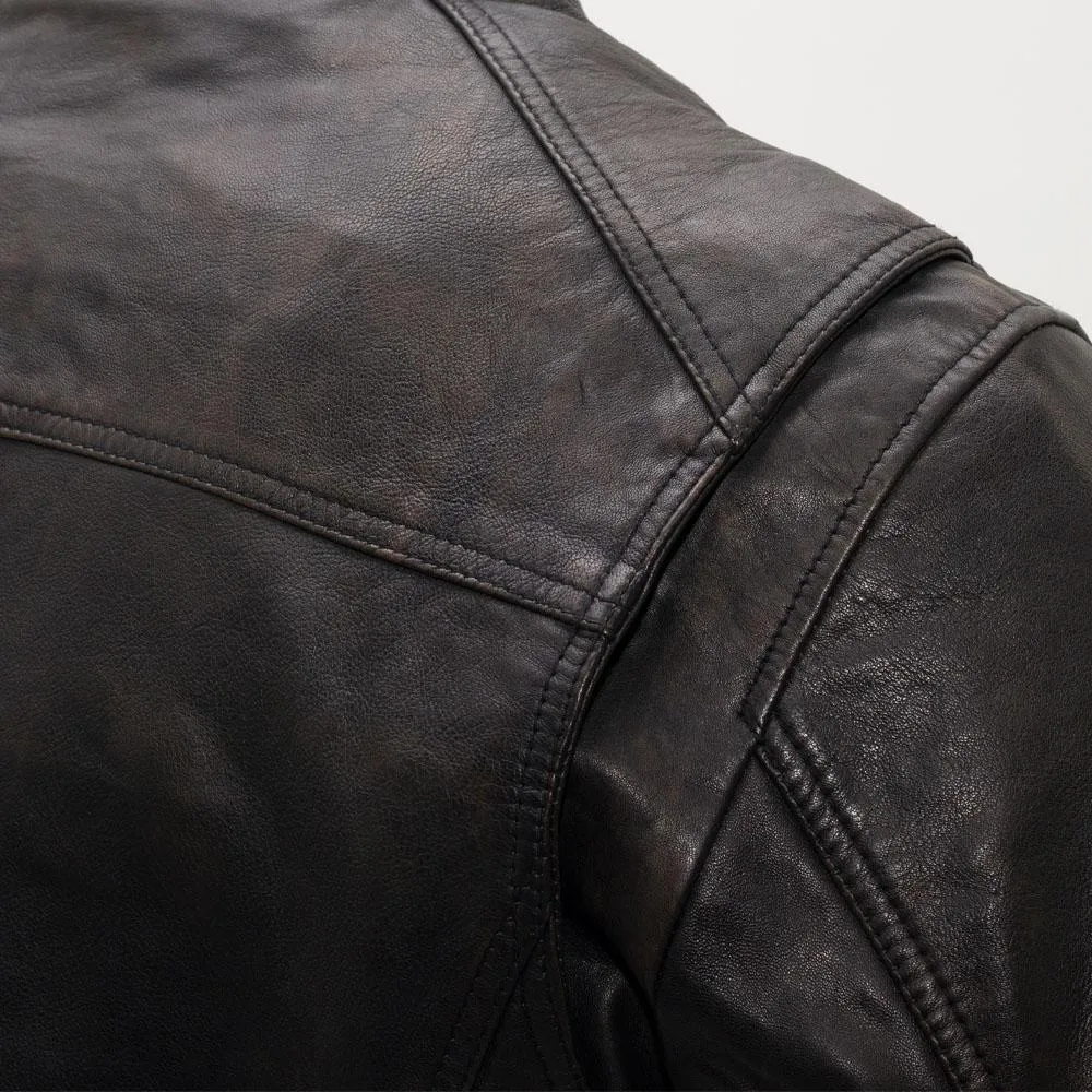 Hipster - Men's Motorcycle Leather Jacket