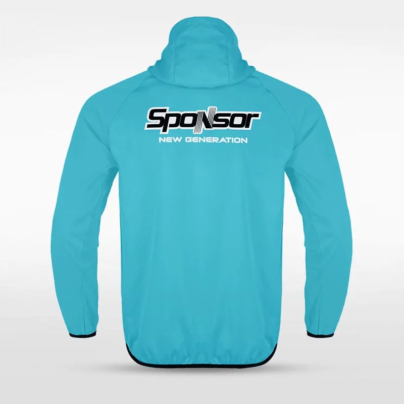 Historic India - Customized Men's Sublimated Full-Zip Waterproof