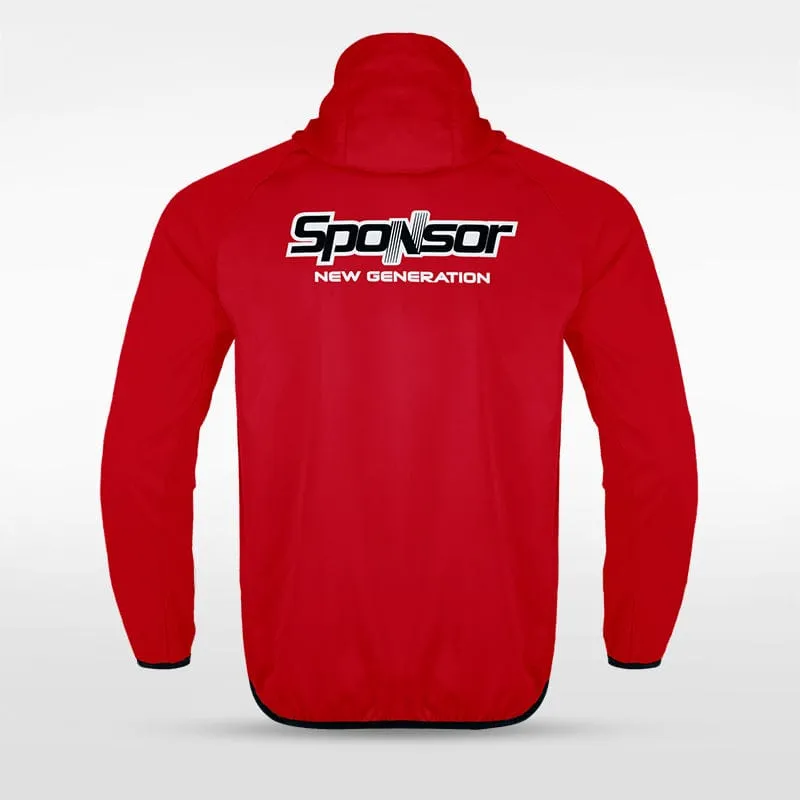 Historic India - Customized Men's Sublimated Full-Zip Waterproof