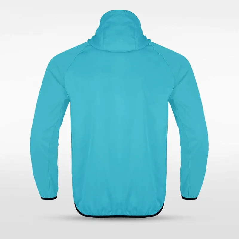 Historic India - Customized Men's Sublimated Full-Zip Waterproof