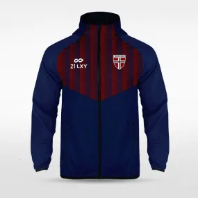 Historic India - Customized Men's Sublimated Full-Zip Waterproof
