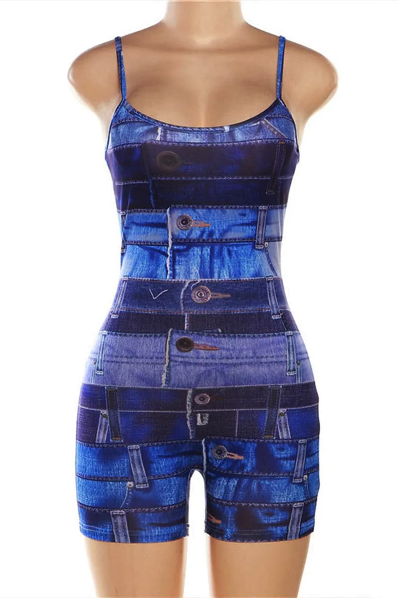 JC523 Camisole Bodycon Rompers