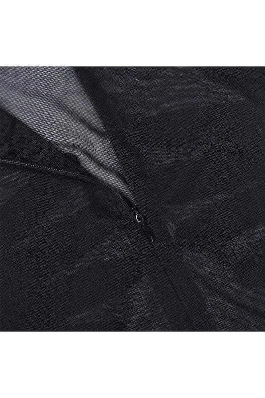 JZ212 Sleeveless Mesh Jumpsuits