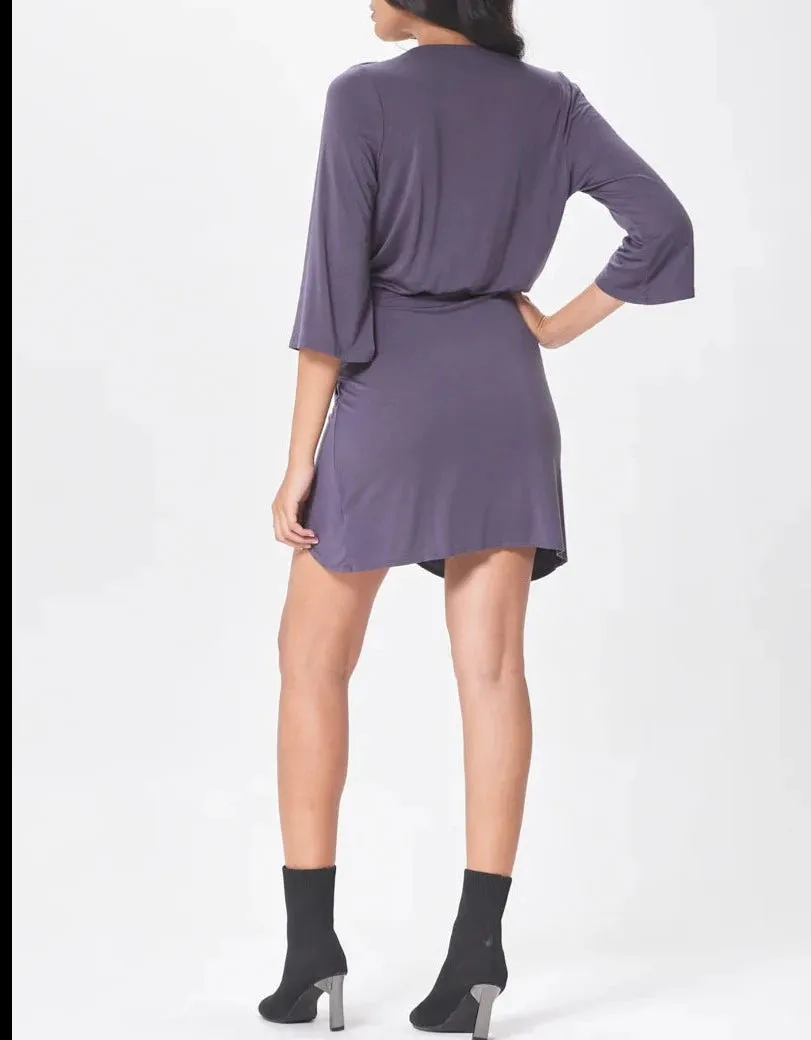 LA Made Lumi Wrap Front Dress
