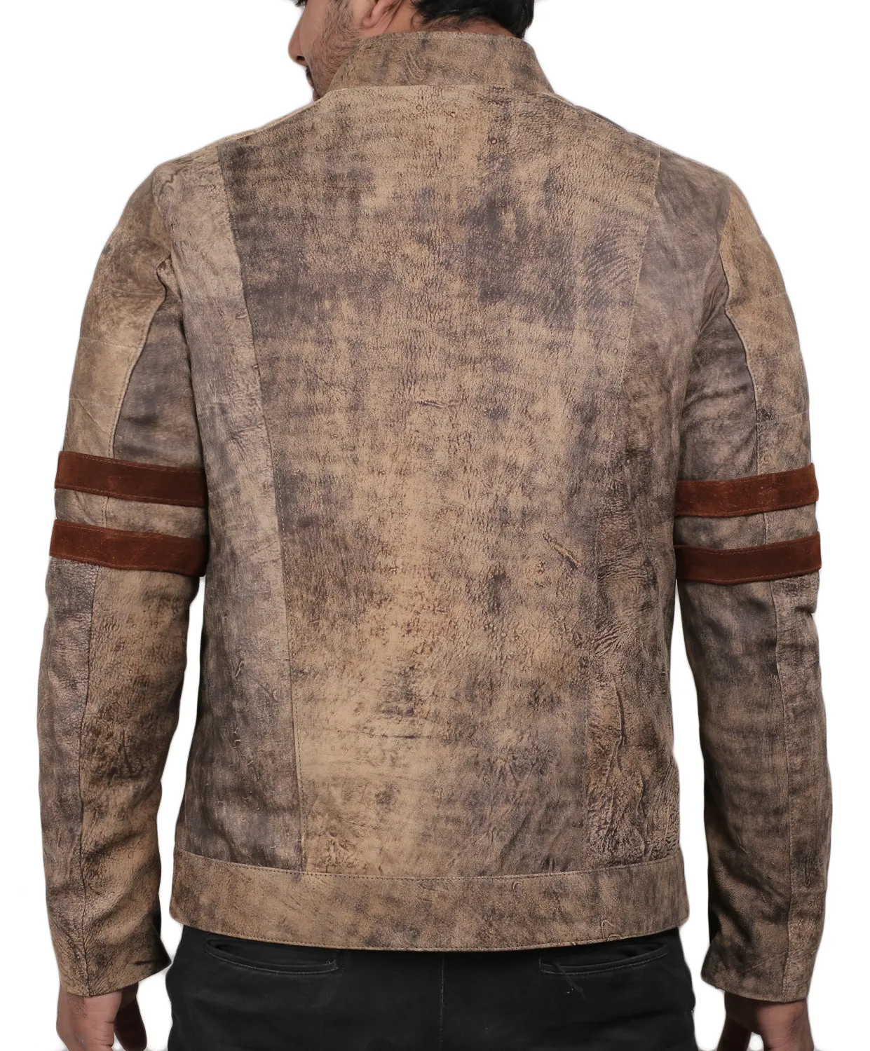 Leather Jackets Hub Mens Genuine Lambskin Leather Jacket (Black, Racer Jacket) - 1501535