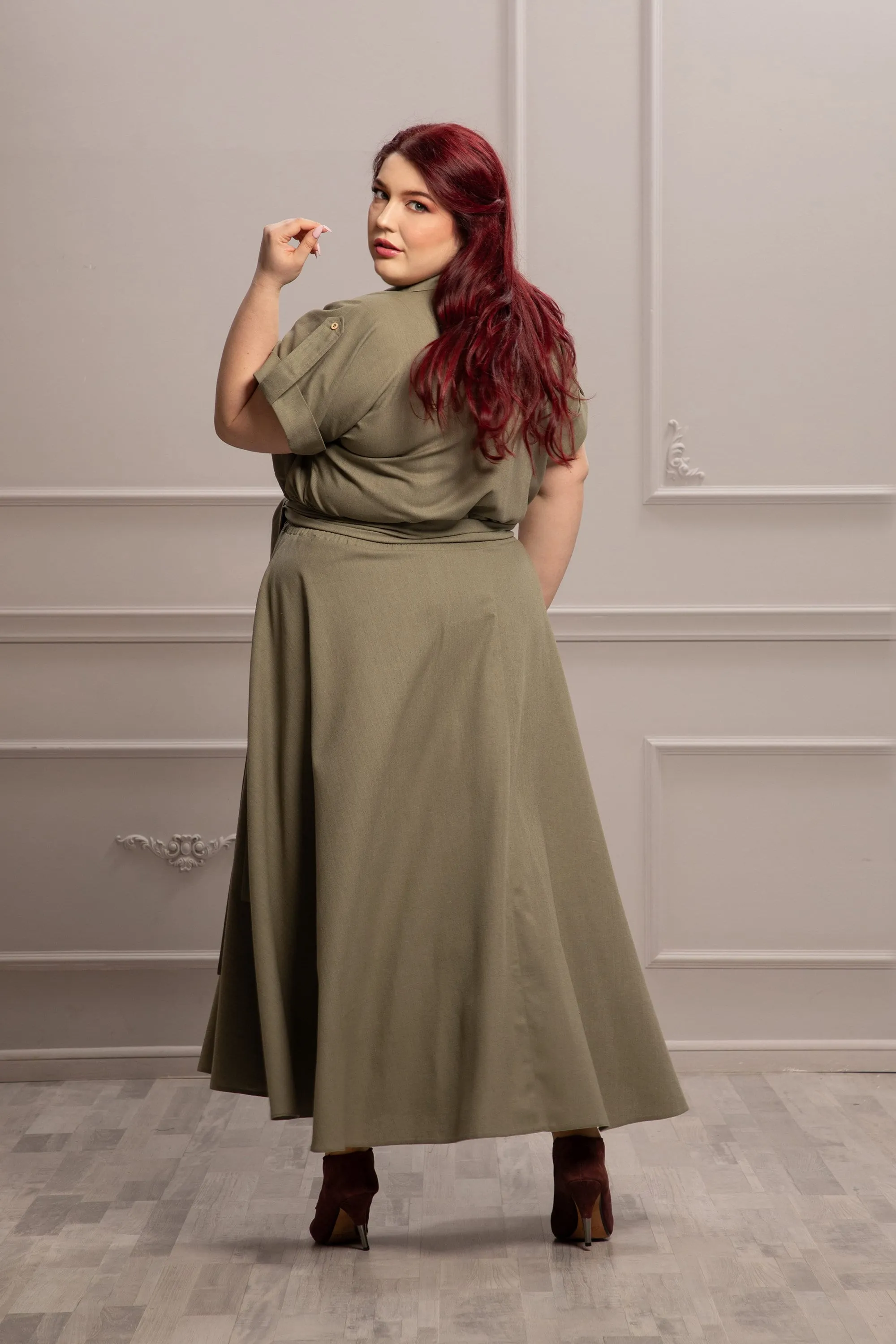 LINEN POCKETS DRESS