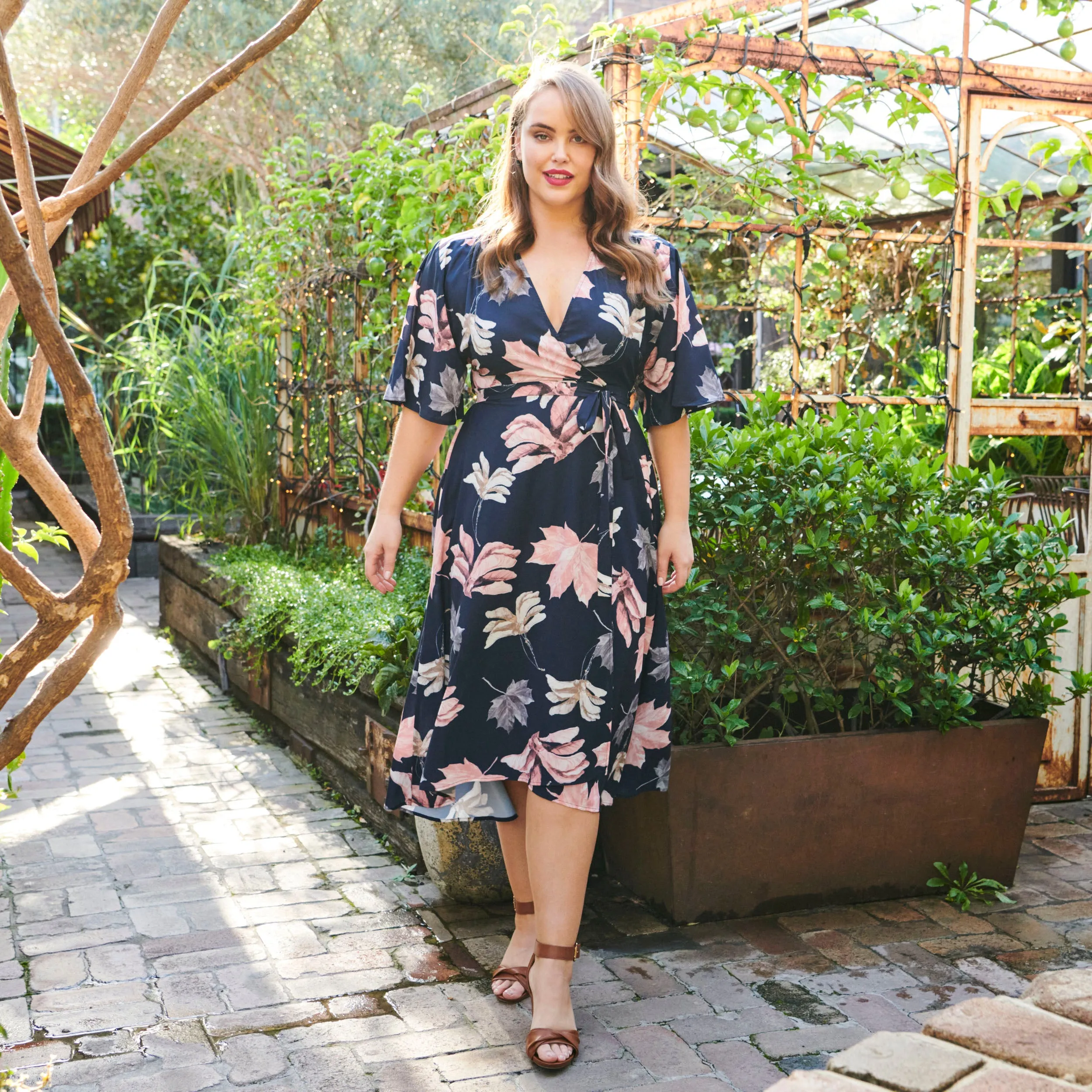 Mandy Autumn Leaves Dress