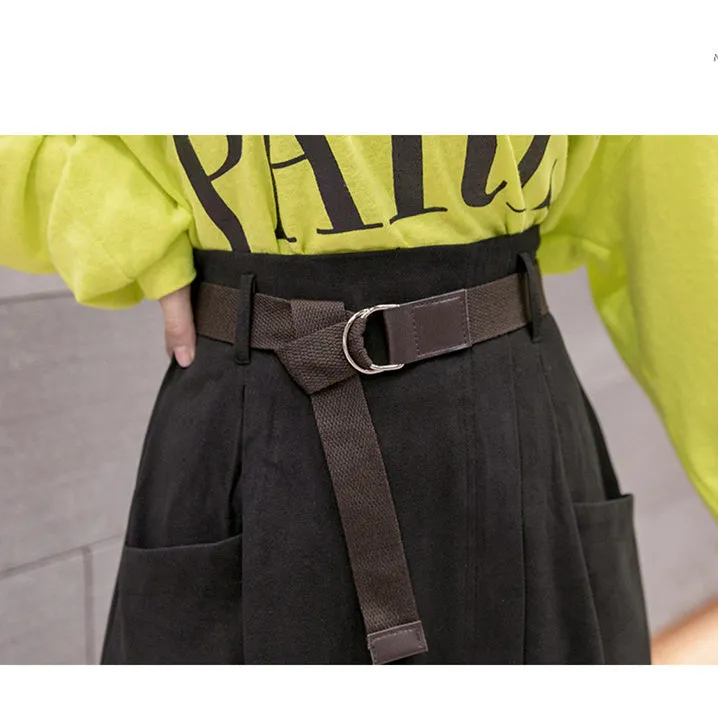 Mid-length Woolen Skirt