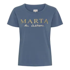 MT-002-S Marta du Cháteau jeanette tee Denim blue