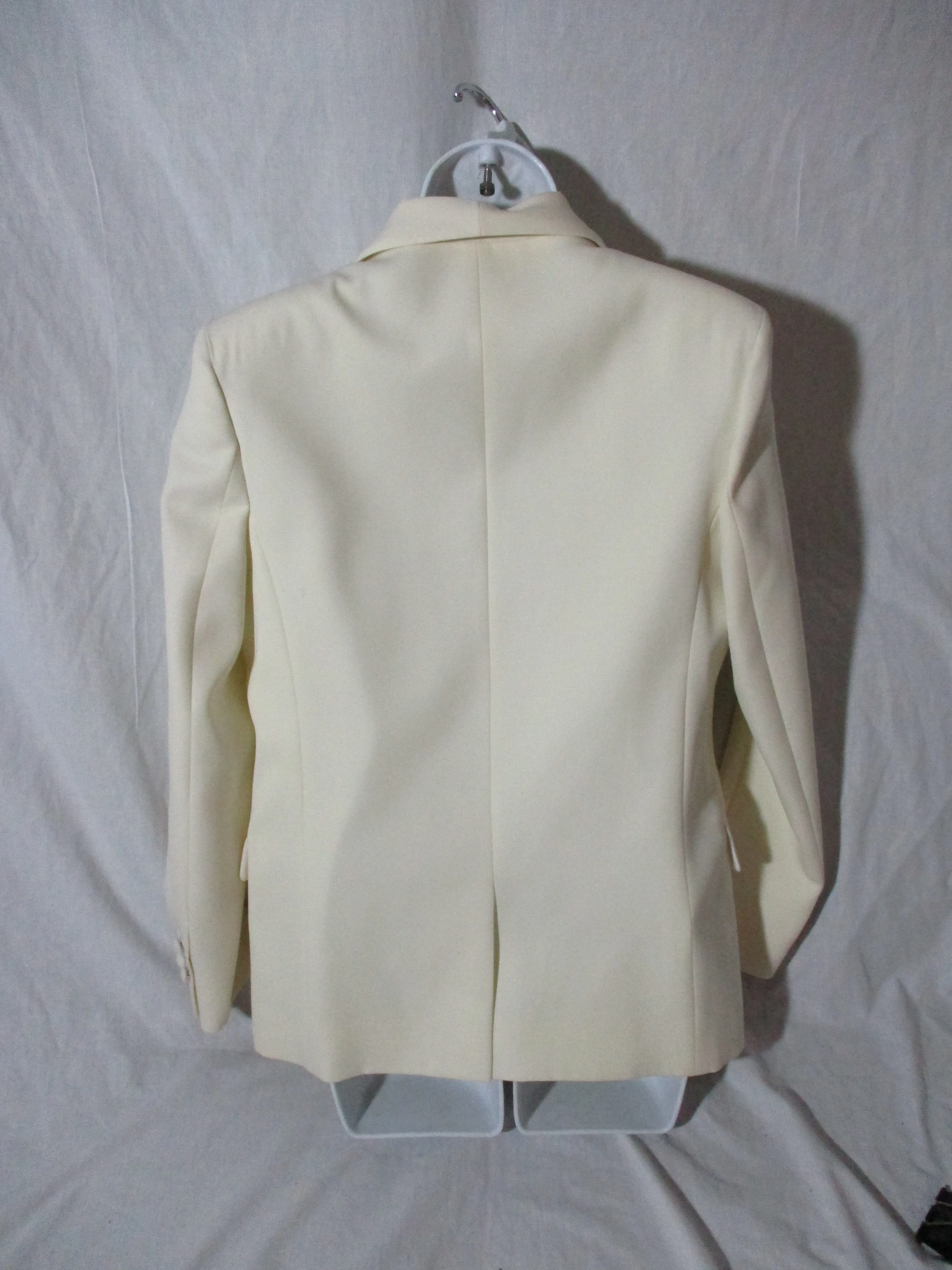 NEW NWT BALMAIN PARIS Wool BLAZER 38 WHITE Formal Wedding Event