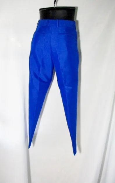 NEW NWT CELINE ITALY Set Pleated Pant Suit 36 / 4 ROYAL BLUE Formal
