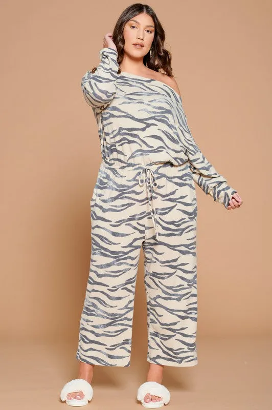 Sasha Tiger Print Jumpsuit