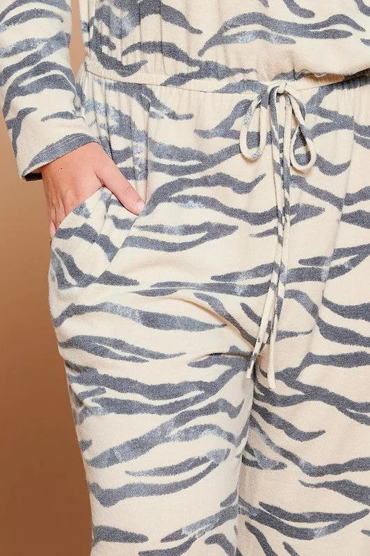 Sasha Tiger Print Jumpsuit
