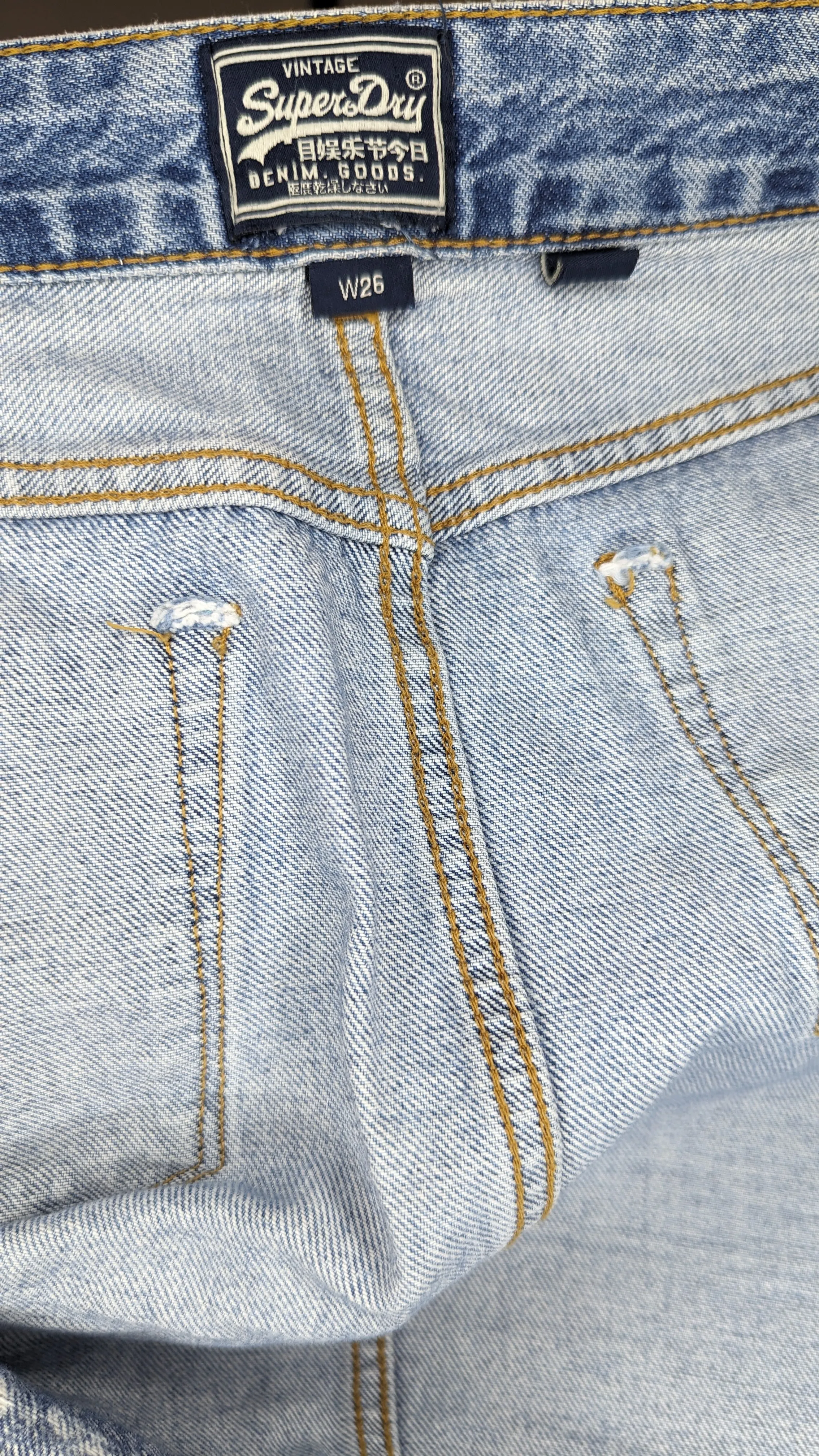 Superdry Patches Denim Skirt