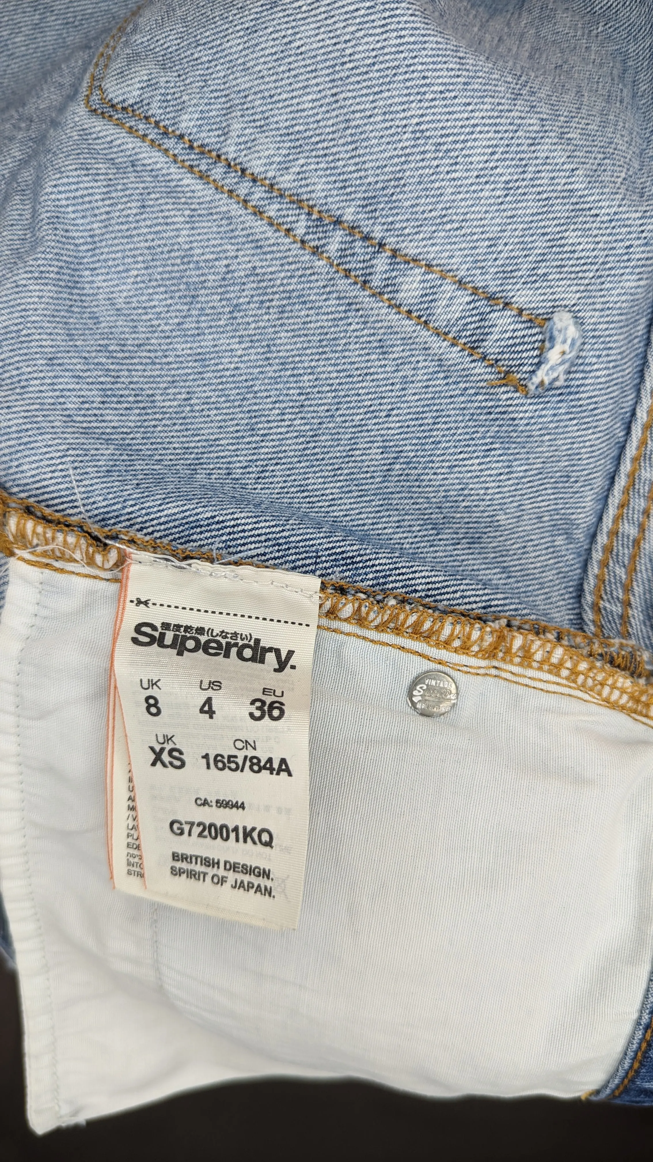 Superdry Patches Denim Skirt