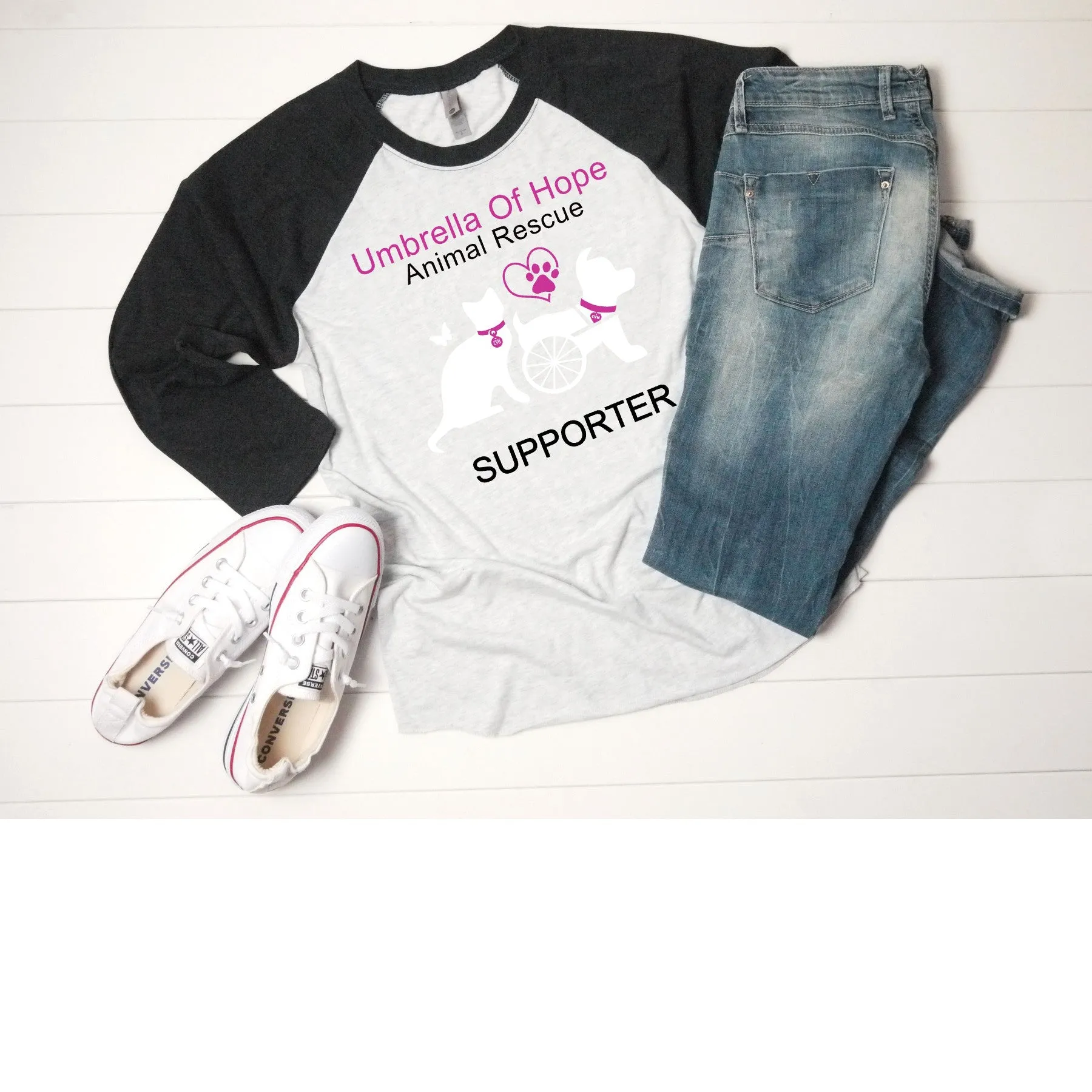 Umbrella of Hope - Raglan Tee
