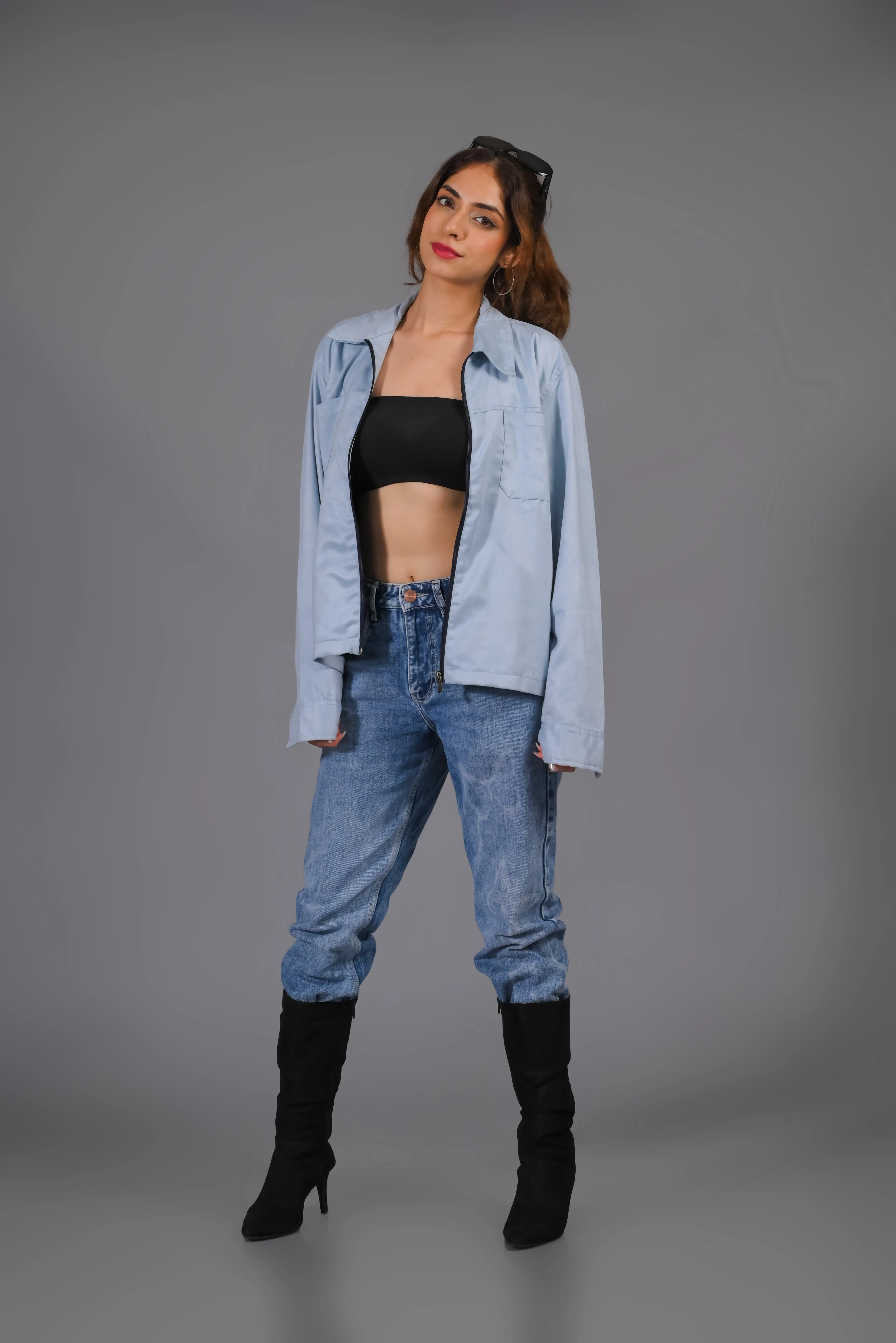 Unisex Solid Jacket -  (Suede)
