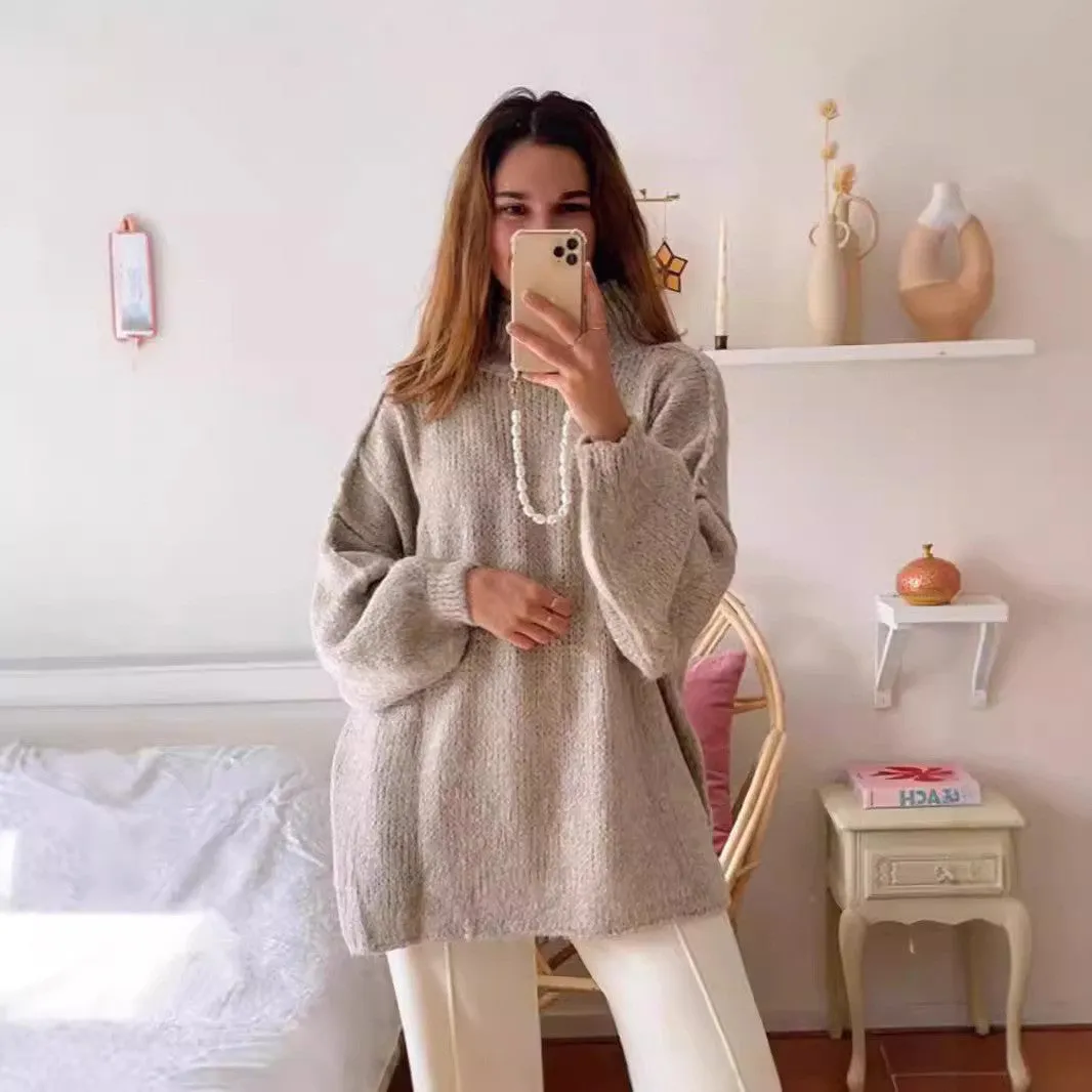 Uniwim barn jacket outfits Women's 2024 Spring and Autumn New Elegant round Neck Simple Fashion Style Thin Sweater