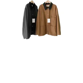 Wenkouban 90s streetwear 2024 Autumn New Elegant Lapel Single-Breasted Workwear Jacket Jacket